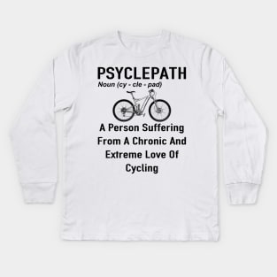 Psycle path Person Suffering Kids Long Sleeve T-Shirt